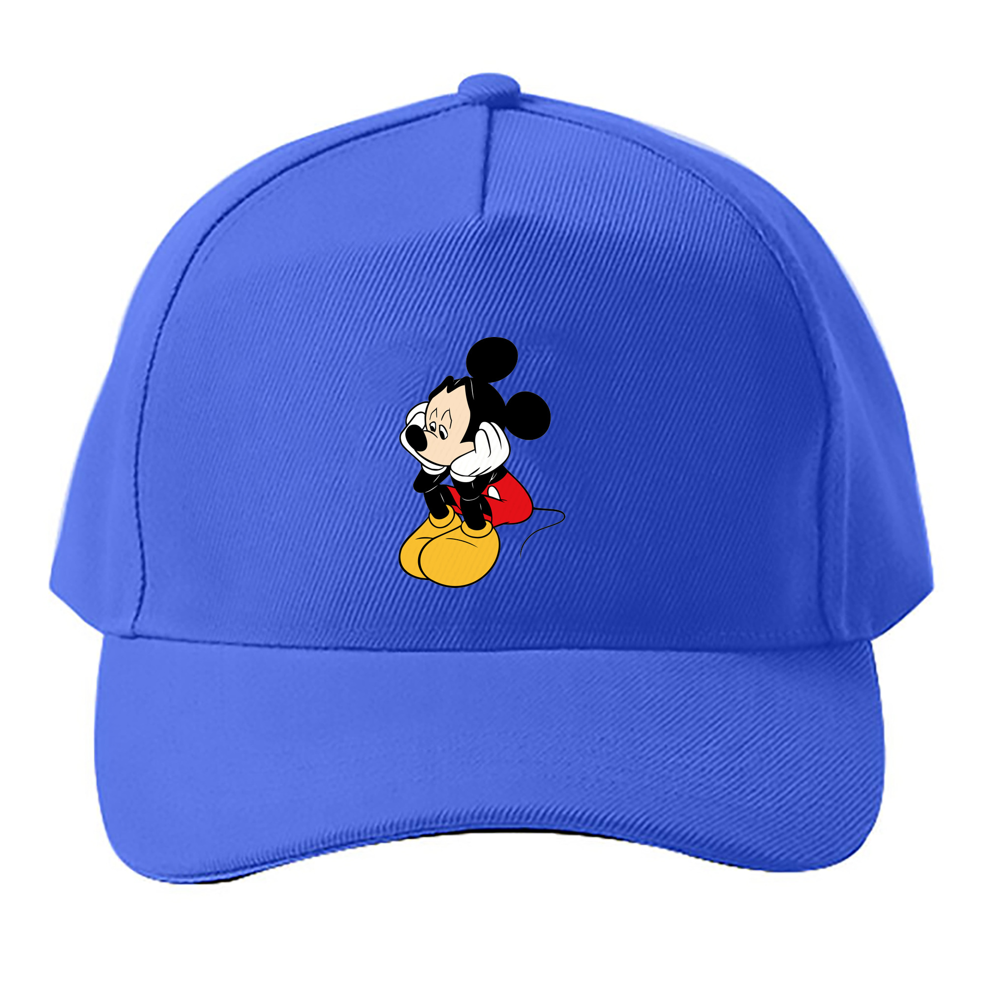 （画像用） ミッキーマウス Mickey Mouse ベースボールキャップ 綿100％ 男女兼用 帽子 スポーツ